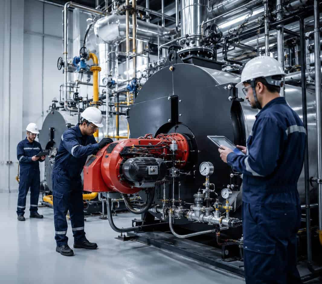 Montaje y puesta en operación de calderas y equipos industriales